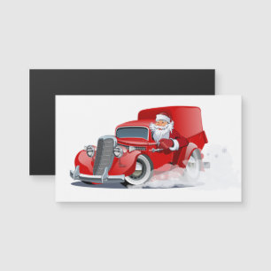 Magnétique Caricature saluant carte de Noël