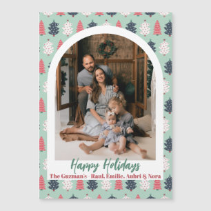 Magnétique Carte aimantée d'arbre de Noël joyeux