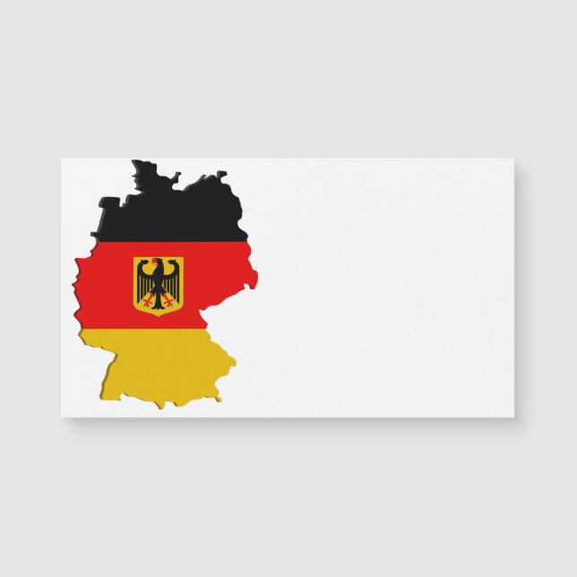 Magnétique Carte Allemagne (Devant)