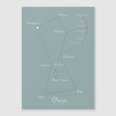 Magnétique Carte astronomique Orion Nebula (Devant)