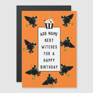Magnétique Carte cadeau d'anniversaire Halloween drôle