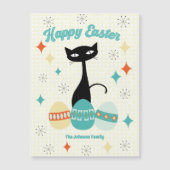 Magnétique Carte Chat de la moitié du siècle (Devant)