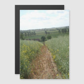 Magnétique Carte d'art de la campagne en anglais (Devant / Derrière)