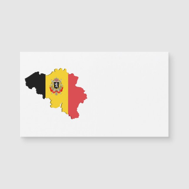 Magnétique Carte de Belgique (Devant)