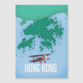 Magnétique Carte de Hong Kong (Devant)