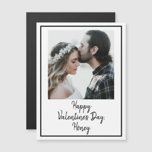 Magnétique Carte de la Saint-Valentin personnalisable avec ph