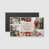 Magnétique Carte de Noël (Devant / Derrière)