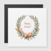 Magnétique Carte de Pâques aux couleurs pastel (Devant / Derrière)