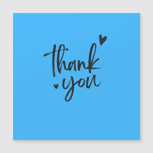 MAGNÉTIQUE CARTE DE REMERCIEMENT ÉPATANTE (Devant)