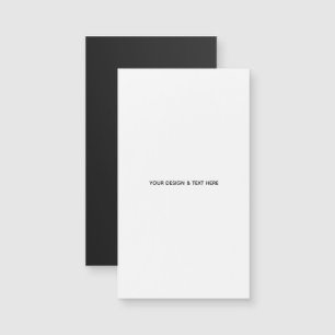 Magnétique Carte de remerciement minimaliste blanche pour inf