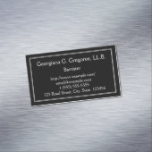 Magnétique Carte de visite à matrices minimes et simples (In Situ)