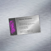 Magnétique Carte de visite de chercheur PI Pink Fingerprint (In Situ)