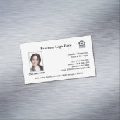 Magnétique Carte de visite de l'agent de prêt (In Situ)