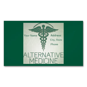 Magnétique Carte de visite de médecine alternative