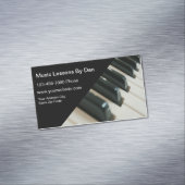 Magnétique Carte de visite des leçons de musique (In Situ)