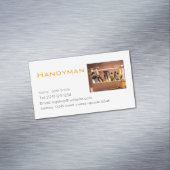 Magnétique carte de visite modifiable des services handiman (In Situ)