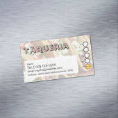 Magnétique carte de visite modifiable services TAQUERIA (In Situ)