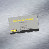 Magnétique Carte de visite personnalisé Excavation (In Situ)