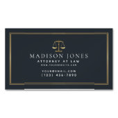 Magnétique Carte de visite professionnel minimaliste (devant)