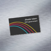 Magnétique Carte de visite professionnel moderne personnalisé (In Situ)