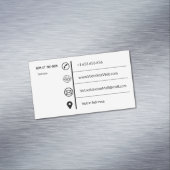 Magnétique Carte de visite Simple (In Situ)