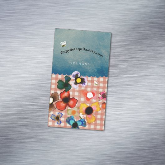 Magnétique Carte de visite unique (In Situ)