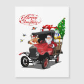 Magnétique Carte de vœux de Noël (Devant)