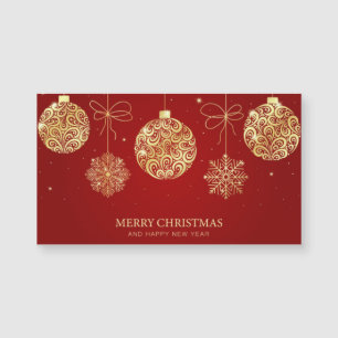 Magnétique Carte de voeux Joyeux Noël et Nouvel An