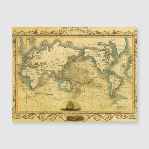 Magnétique Carte du monde antique