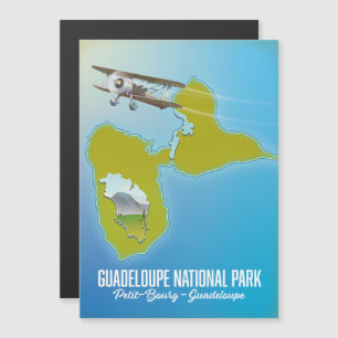 Magnétique Carte du parc national de la Guadeloupe