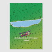 Magnétique Carte Glendalough Upper Lake Ireland (Devant)