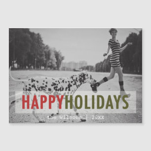 MAGNÉTIQUE CARTE PHOTO MODERNE DE VACANCES DES VACANCES