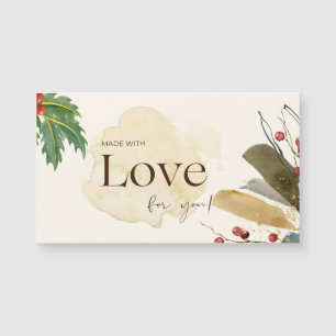 Magnétique Cette image est une carte de vœux festive à l'aqua