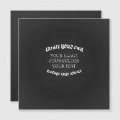 Magnétique Créer votre propre carte (Devant / Derrière)