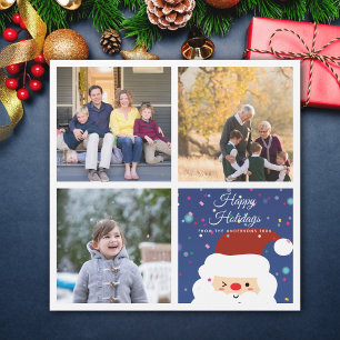 Magnétique Créer votre propre carte photo de Noël de famille