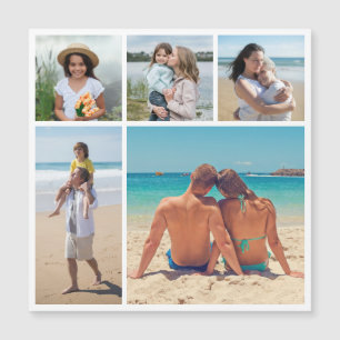 Magnétique Créez votre propre 5 photo Collage carte magnétiqu