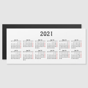 Magnétique Créez votre propre calendrier 2021 Carte magnétiqu