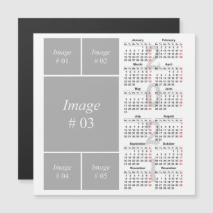 Magnétique Créez votre propre calendrier 2021 Carte magnétiqu