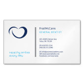 Magnétique Dentiste | Carte de visite professionnel (devant)