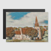 Magnétique Église carte de remerciements (Devant / Derrière)