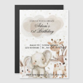 Magnétique Invitation card (Devant / Derrière)
