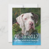 Magnétique Invitation Great Dane (Recto)