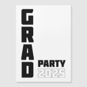 Magnétique Invitation pour la fête de remise des diplômes 202 (Devant)