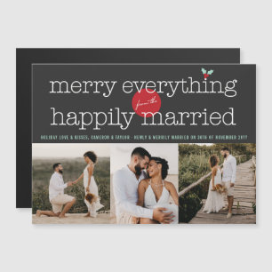 Magnétique Joyeux Tout Le Joyeux Marié 3 Carte photo