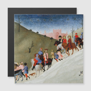 Magnétique La carte de vacances du Voyage des Mages