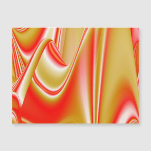 Magnétique Love and Gold Abstrait 3D Rainbowart carte magnéti