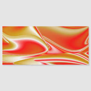 Magnétique Love and Gold Abstrait 3D Rainbowart carte magnéti
