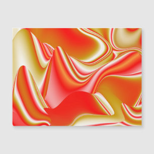 Magnétique Love and Gold Abstrait 3D Rainbowart carte magnéti