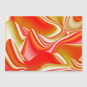 Magnétique Love and Gold Abstrait 3D Rainbowart carte magnéti