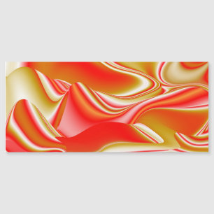 Magnétique Love and Gold Abstrait 3D Rainbowart carte magnéti